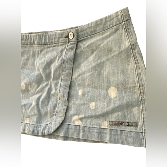 BDG Light Wash Denim Wrap Skirt NWOT - Picture 3 of 7
